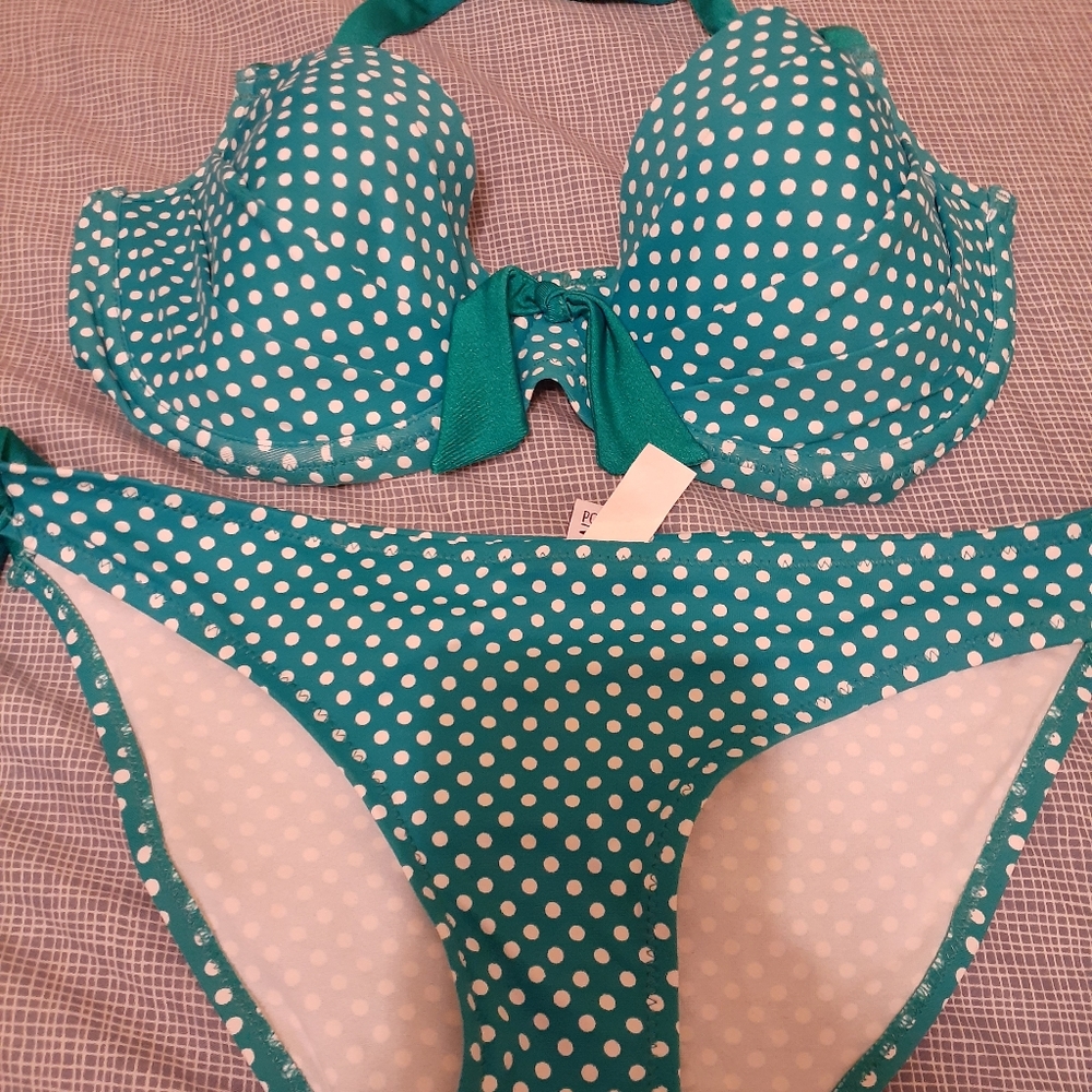 Pour Moi Polka Dot Bikini swimsuit